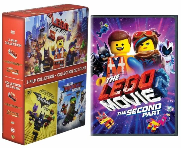 All Of The Lego-Verse Combined: The Lego Movie (DVD) + The Lego Movie Part 2 (DVD) + The Lego Batman Movie + The Lego Ninjago Movie (4-Film Ultimate Builders Collection) Region 1 - For Sale - Price - Image 2