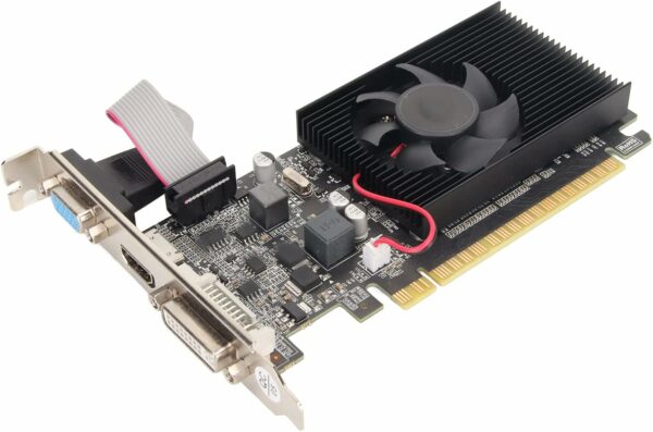 Zunate GT210 Graphics Card, 64bit 589MHZ 1GB DDR3 Graphics Card, PCI Express 2.0, DirectX10.1 PC Video Card, DVI VGA Low Graphics Card with Cooling Fan - For Sale - Price