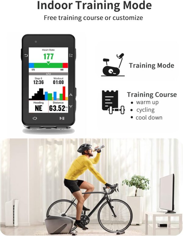 iGPSPORT iGS630 GPS Bike Computer, 2.8‘’ Map Navigation iClimb Training Function MTB Wireless Cycling Computer GPS Unit IPX7 Waterproof - For Sale - Price - Image 4