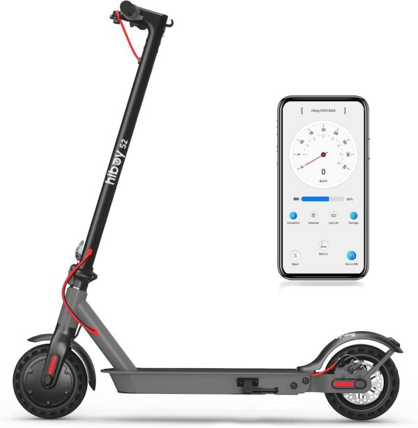 Hiboy S2/S2R Plus Electric Scooter, 8.5"/9" Tires, Up to 17/22 Miles Range, 350W Motor & 19 MPH Portable Folding Commuting Electric Scooter for Adults with Double Braking System and App - For Sale - Price