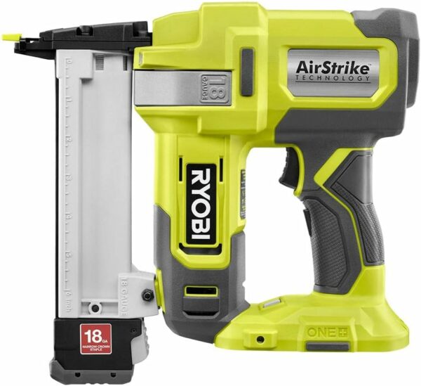 RYOBI ONE+ 18-Gauge Cordless AirStrike Narrow Crown Stapler P361 Green Bare Tool (Renewed) - For Sale - Price