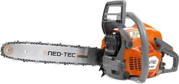 NEOTEC 43cc Gas Chainsaw NH843 with 16 Inch Guide Bar and Chain, Power Chain Saw 2.95HP 2,2KW 16" Gasoline Chainsaws for Trees and Firewood Cutting - For Sale - Price