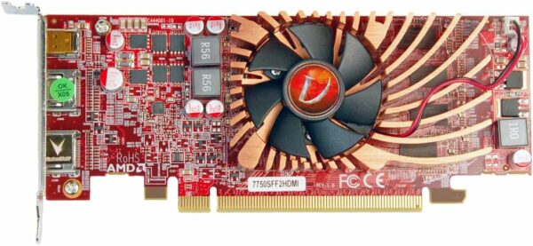 VisionTek Radeon 7750 SFF 1GB DDR3 3M (2x HDMI, miniDP) Graphics Card - 900574 - For Sale - Price - Image 2