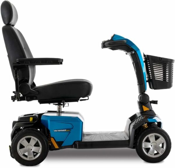 Pride Mobility Victory LX Sport 4 Wheel Scooter (Ocean Blue, 20" x 20" Seat) - For Sale - Price - Image 3