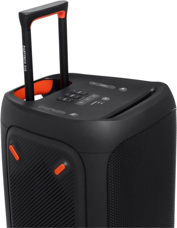 JBL Partybox 310 - Portable Party Speaker with Long Lasting Battery, Powerful JBL Sound and Exciting Light Show,Black - For Sale - Price - Image 7