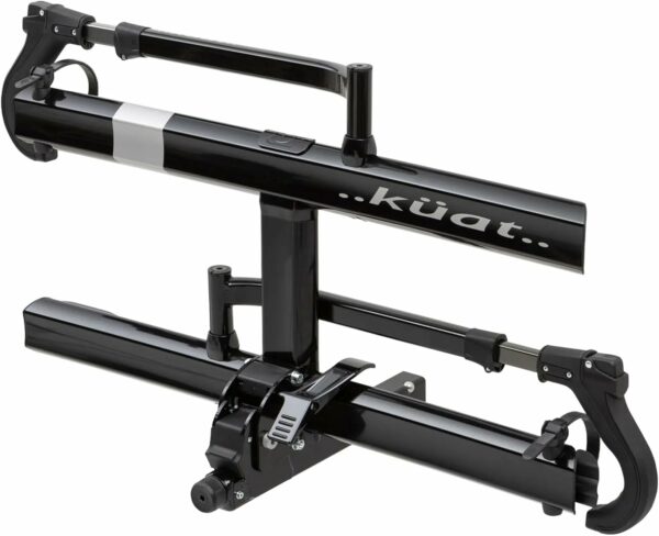 KUAT Sherpa 2.0 Durable Lightweight Aluminum Compact 2 Bike Transporting Hitch Rack with Cable Lock & Foldable Tire Cradles | Capacity - 40 Lbs per Tray - For Sale - Price - Image 4