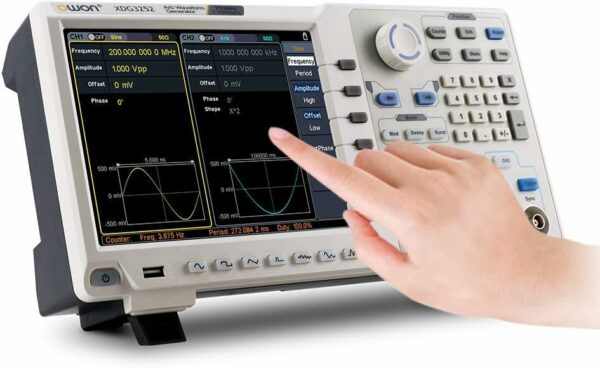 OWON XDG3202 2CH 200MHz 1.25GSa/s 14 bits Touch Screen Arbitrary Waveform Generator For Sale - Price