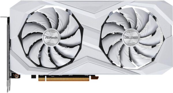 ASRock AMD Radeon RX 6600 Challenger White 8GB GDDR6 Graphics Card 0dB Silent Cooling 128-bit 7680 x 4320 DisplayPort HDMI 14 Gbps Dual Fan 7nm - For Sale - Price - Image 2