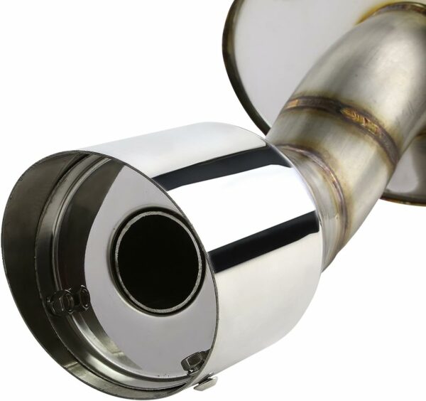 DNA MOTORING CBE-OE-HC122 Stainless Steel Cat Back Exhaust System [Compatible with 12-15 Honda Civic 2-Door Coupe,Does not fit Si Models] - For Sale - Price - Image 3