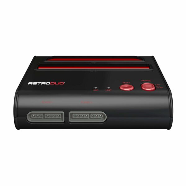 Retro-Bit Retro Duo 2 in 1 Console System - for Original NES/SNES, & Super Nintendo Games - Black/Red - For Sale - Price - Image 4