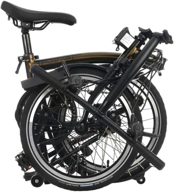 Brompton C Line 6 Speed Folding Bike - Black Lacquer - For Sale - Price - Image 4