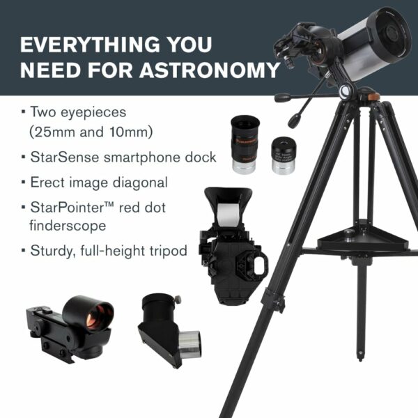 Celestron – StarSense Explorer DX 5” Smartphone App-Enabled Telescope – Works with StarSense App to Help You Find Stars, Planets & More – Schmidt-Cassegrain Telescope – iPhone/Android Compatible - For Sale - Price - Image 7