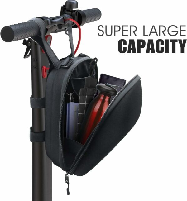 Waterproof Electric Scooter Handlebar Bag, Hard Shell Storage Bag with 3L Large Capacity, Universal Fit for Daily Commutes and Travel - For Sale - Price - Image 4