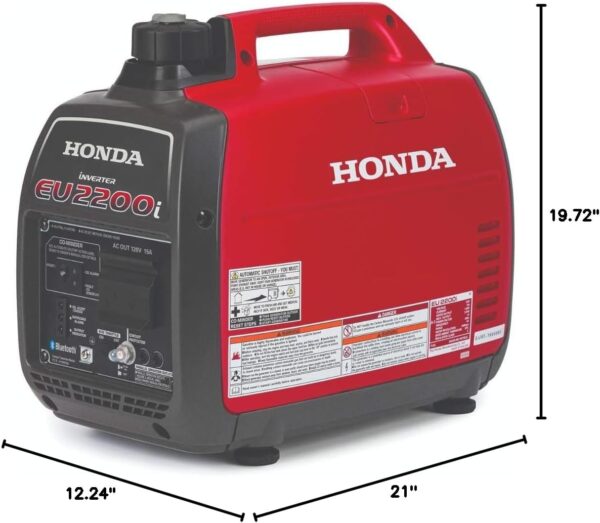 Honda EU2200ITAN 2200-Watt 120-Volt Super Quiet Portable Inverter Generator with CO-Minder - 49-State For Sale - Price - Image 8