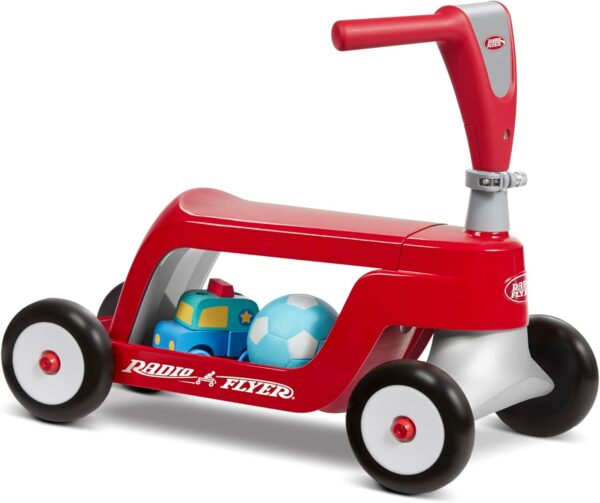 Radio Flyer Scoot 2 Scooter, Toddler Scooter or Ride On, For Kids Ages 1–4 Years, Red Ride On Toy, Large - For Sale - Price - Image 5