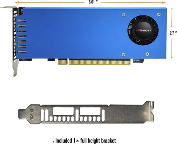 Geforce GTX 1060 6GB Low Profile Graphics Card GDDR5 PCIe 3.0 X16 192 Bits SFF GPU HDMI Dual Monitors Video Card - For Sale - Price - Image 6