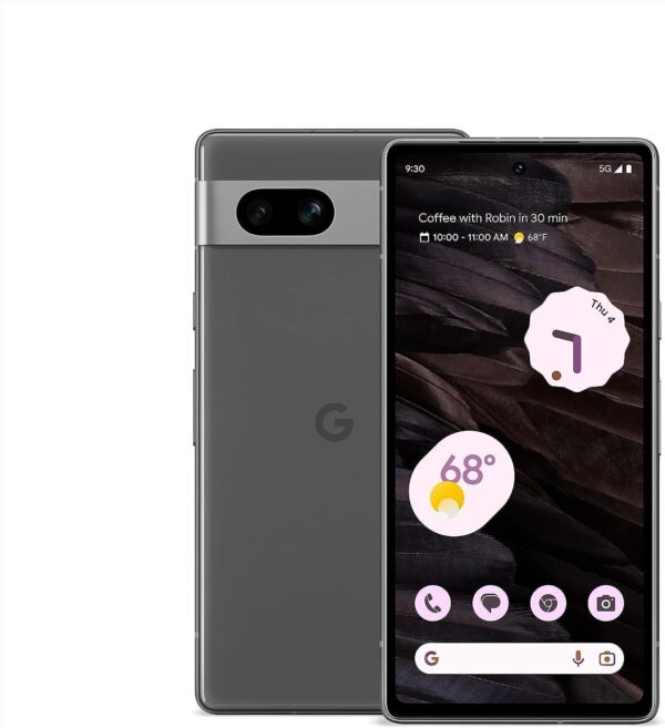 Google Pixel 7a - Unlocked Android Cell Phone - Smartphone with Wide Angle Lens and 24-Hour Battery - 128 GB – Charcoal - For Sale - Price