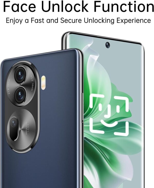 Unlocked Phone Reno 11 Pro 6.7-inch HD LCD Unlocked Android Phone 50MP+24MP Camera Unlocked Cell Phone 8GB+256GB 6000 mAh Large Battery Smartphone 4G Dual SIM (Rock Grey, 128, GB, GB, 6) - For Sale - Price - Image 6