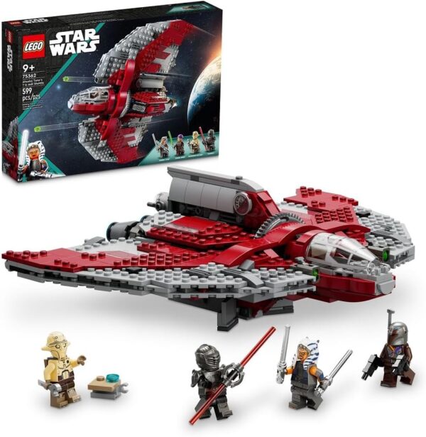 LEGO Star Wars Ahsoka Tano’s T-6 Jedi Shuttle Spaceship Toy - Star Wars Building Toys Set for Kids, Boys & Girls, Ages 9+ - Birthday Gift for Fans - 4 Minifigures - 75362 - For Sale - Price