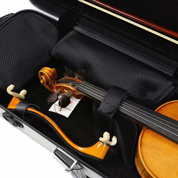 Yinfente Violin Case 4/4 Full Size Carbon Fiber Oblong Violin Bag With Music Sheet Bag Adjustable Backstrap Hygrometer Lightweight Protable - For Sale - Price - Image 5