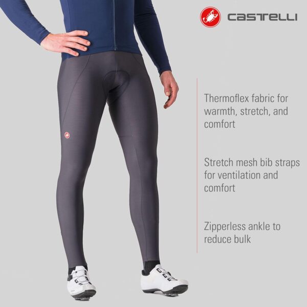 CASTELLI Men’s Espresso Bibtight, Road Cycling Breathable Bib with Pro Level Seat Pad/Chamois for Gravel Biking & Racing - For Sale - Price - Image 2