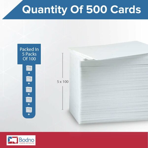 Bodno Premium CR80 30 Mil Graphic Quality PVC Cards - 500 Pack - For Sale - Price - Image 3