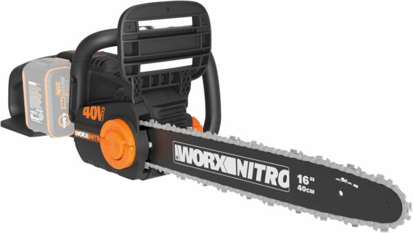 Worx Nitro 40V 16" Cordless Brushless Chainsaw 4.0 Ah Tool Only WG385.9 - For Sale - Price