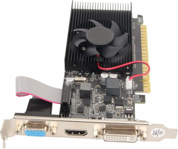 Zunate GT210 Graphics Card, 64bit 589MHZ 1GB DDR3 Graphics Card, PCI Express 2.0, DirectX10.1 PC Video Card, DVI VGA Low Graphics Card with Cooling Fan - For Sale - Price - Image 7