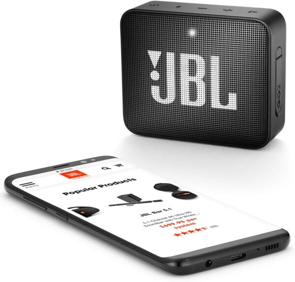 JBL GO2 - Waterproof Ultra-Portable Bluetooth Speaker - Black - For Sale - Price - Image 6