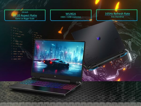 Acer Predator Helios Neo 16 Gaming Laptop | Intel Core i7-13650HX | NVIDIA GeForce RTX 4060 | 16" WUXGA 1920 x 1200 165Hz G-SYNC Display | 16GB DDR5 | 512GB Gen 4 SSD | Killer Wi-Fi 6E | PHN16-71-76H5 - For Sale - Price - Image 3