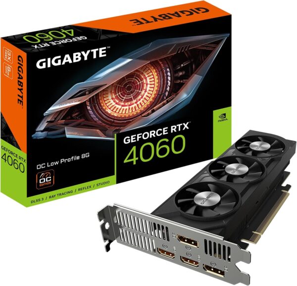 GIGABYTE GeForce RTX 4060 OC Low Profile 8G Graphics Card, 3X WINDFORCE Fans, 8GB 128-bit GDDR6, GV-N4060OC-8GL Video Card - For Sale - Price