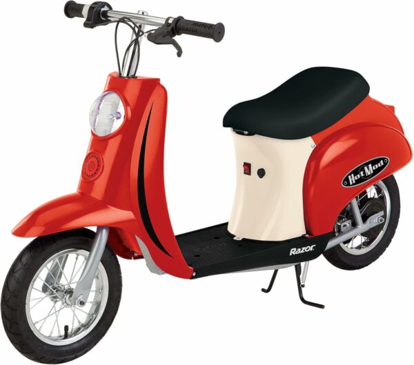 Razor Pocket Mod Miniature Euro 24 Volt Electric Retro Scooters, 1 Red & 1 Black - For Sale - Price - Image 6