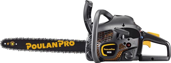 Poulan Pro PR4218, 18 inch Chainsaw, 42cc 2-Cycle Gas Powered Chainsaw, Case Included - For Sale - Price - Image 2