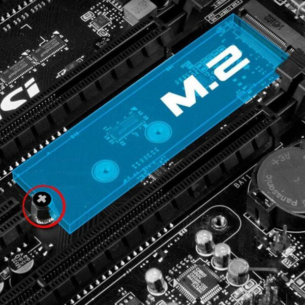 M.2 SSD ScrewsKit, Nvme Screws Suitable for ASUS MSI Gigabyte NGFF Motherboard，m.2 SSD Motherboard Screws (Black) - For Sale - Price - Image 5