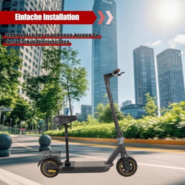 Electric Scooter Seat Saddle Adjustable Comfortable Scooter Seat Compatible with Ninebot Max G30P/Max G30LP Electric Scooter Accessory Electric Scooter Seat - For Sale - Price - Image 4