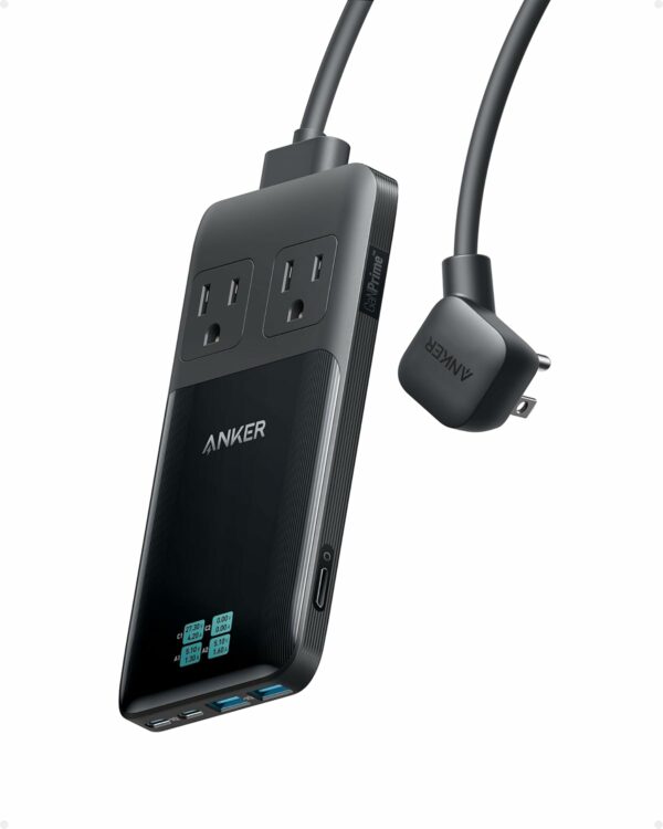 Anker Prime 6-in-1 USB C Charging Station, 140W Compact Power Strip for Work and Travel, 5 ft Detachable Extension Cord with 6 Ports, for iPhone 15/15 Plus/15 Pro/15 Pro Max(Non-Battery, Non-Wireless) - For Sale - Price