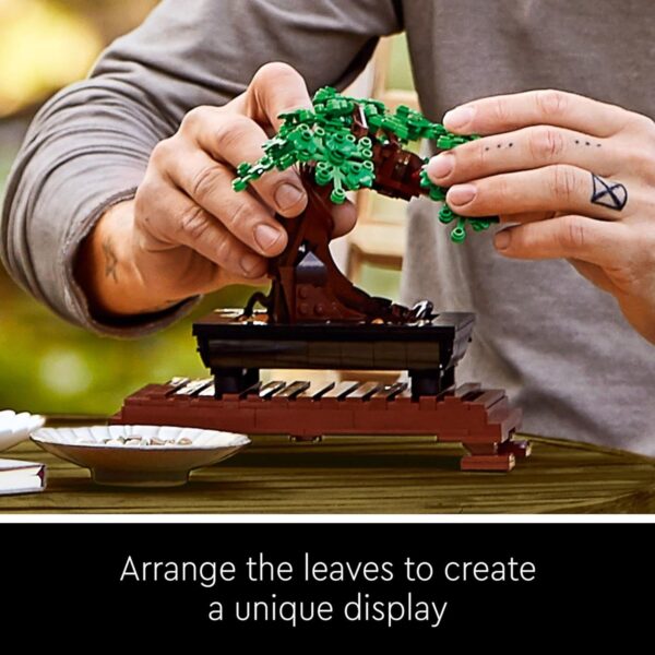 LEGO Icons Bonsai Tree Building Set - Artificial Bonsai Tree Plants for Home Decor, Adults Ages 18+ - Faux, Fake Plants for Table, Desk, Office - Birthday Gift for Men & Women - 10281 - For Sale - Price - Image 5