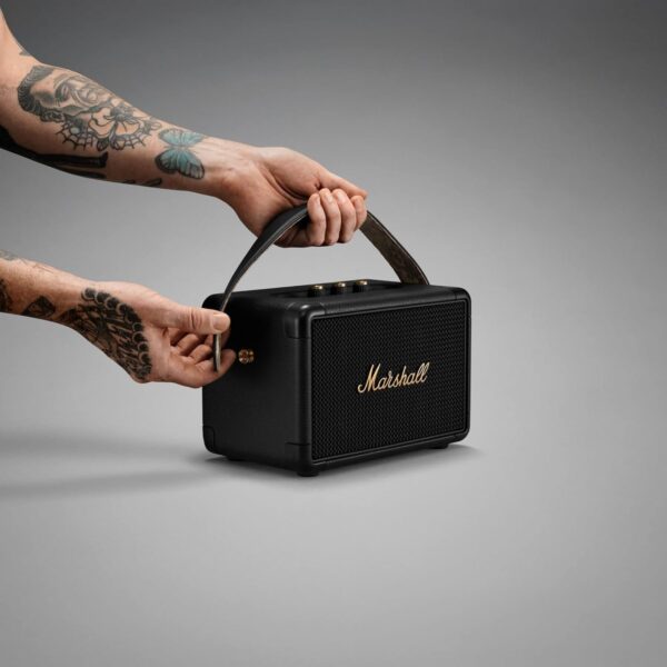 Marshall Kilburn II Bluetooth Portable Speaker, Black & Brass - For Sale - Price - Image 6