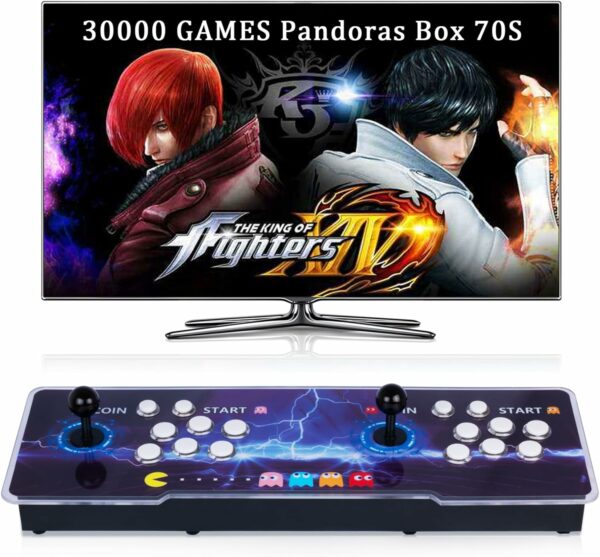 RegiisJoy【 30000 Games in 1 】 Pandora's Box 70S Arcade Game Console Retro Game Machine for PC & Projector & TV, 2-4 Players, 1280X720, 3D Games, Search/Hide/Save/Load/Pause Games, Favorite List - For Sale - Price