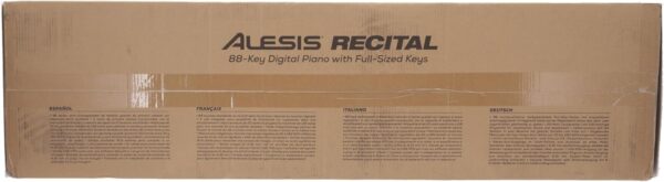 Alesis Recital – 88 Key Digital Piano Keyboard with Semi Weighted Keys, 2x20W Speakers, 5 Voices, Split, Layer and Lesson Mode, FX and Piano Lessons - For Sale - Price - Image 17