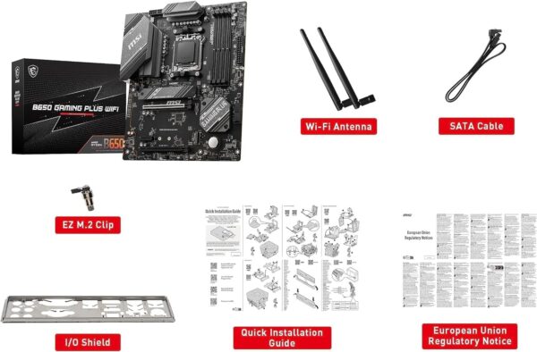 INLAND AMD Ryzen 7 7700X CPU Processor with MSI B650 Gaming Plus WiFi Gaming Motherboard(AM5, ATX, DDR5, PCIe 4.0, Wi-Fi 6E), Sold by Micro Center - For Sale - Price - Image 7