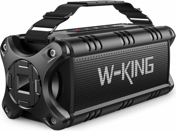 W-KING Bluetooth Speaker, 90W Peak 50W Speakers Bluetooth Wireless, Portable Bluetooth Speaker Loud with Deep Bass,IPX6 Waterproof Boombox Large Outdoor Speaker/Subwoofer/Power Bank/40H/EQ/TF/AUX/NFC - For Sale - Price