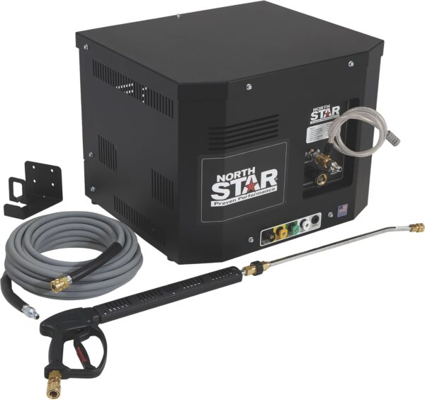 NorthStar Electric Cold Water Total Start/Stop Stationary Commercial Pressure Washer -1500 PSI, 2.0 GPM, 120 Volts - Model 1571107, Price For Sale