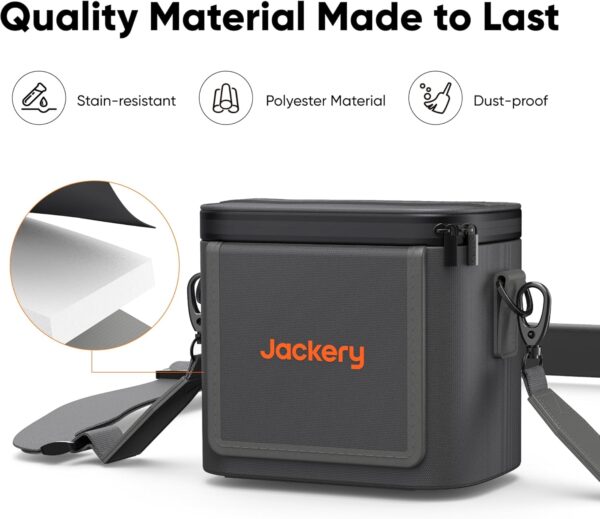 Jackery Carrying Case Bag for Explorer 100 Plus Portable Power Station - Black (Power Station Not Included) - For Sale - Price - Image 3