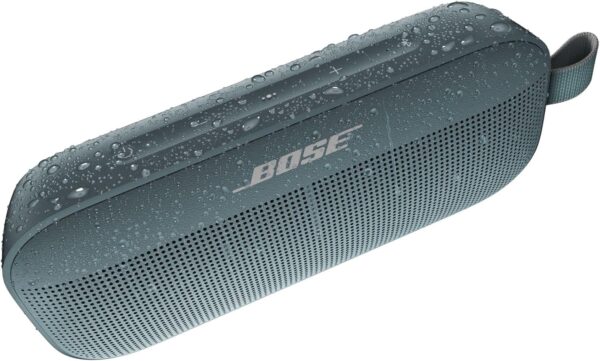 Bose SoundLink Flex Bluetooth Speaker, Portable Speaker with Microphone, Wireless Waterproof Speaker for Travel, Outdoor and Pool Use, Stone Blue - For Sale - Price - Image 5