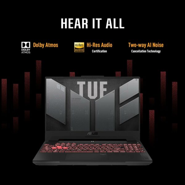 ASUS TUF Gaming A15 Gaming Laptop, 15.6” FHD 144Hz, 100% sRGB Display, GeForce RTX 4050, AMD Ryzen 7 7435HS, 16GB DDR5, 512GB PCIe SSD, Wi-Fi 6, Windows 11, FA507NUR-AS73 - For Sale - Price - Image 8