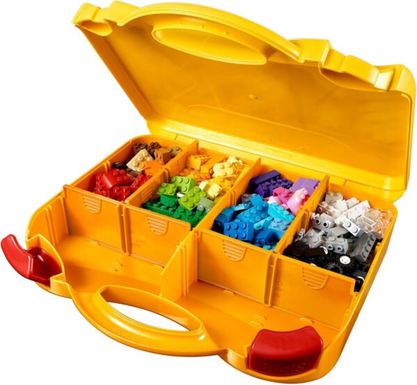 LEGO Classic Creative Suitcase 10713 - Includes Sorting Storage Organizer Case with Fun Colorful Building Bricks, Preschool Learning Toy for Kids, Boys and Girls Ages 4 Years Old and Up - For Sale - Price - Image 6