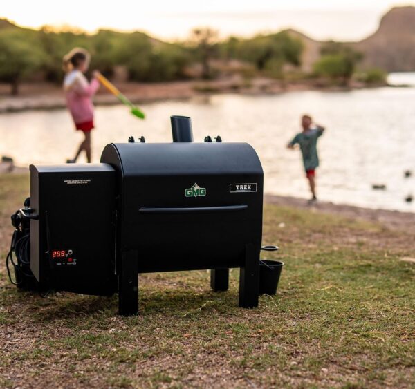 GMG Green Mountain Grills Trek Prime 2.0 WiFi Portable Wood Pellet Tailgating Camping BBQ Smoker Grill - Digital Enabled - Image 3