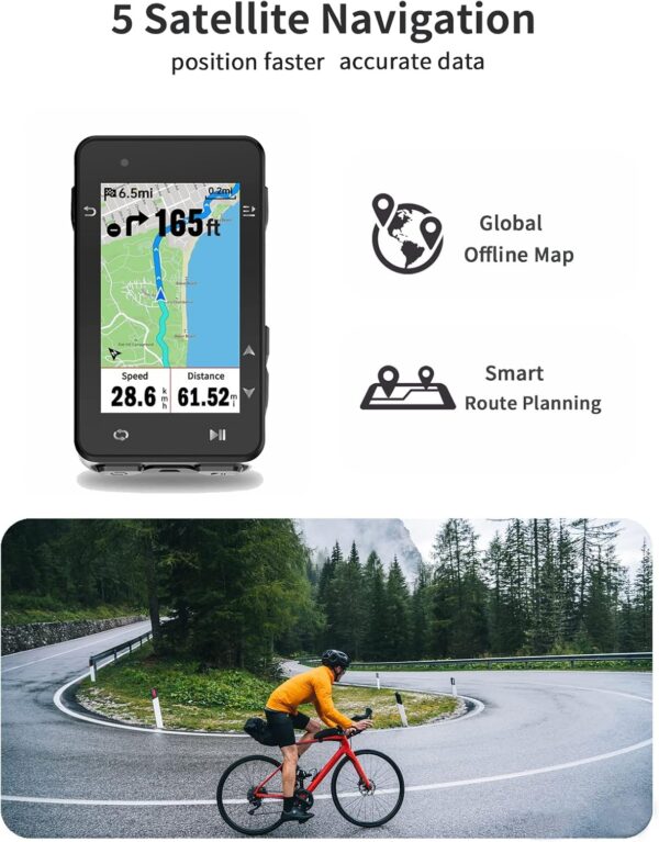 iGPSPORT iGS630 GPS Bike Computer, 2.8‘’ Map Navigation iClimb Training Function MTB Wireless Cycling Computer GPS Unit IPX7 Waterproof - For Sale - Price - Image 2