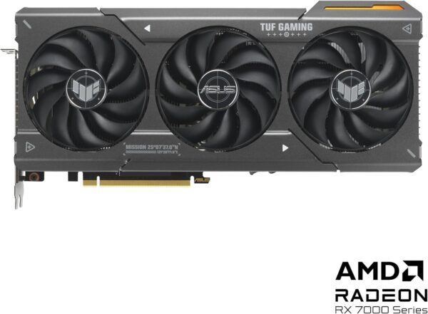 ASUS TUF Gaming Radeon™ RX 7600 XT OC Edition 16GB GDDR6 Graphics Card (AMD RDNA™ 3, PCIe 4.0, HDMI 2.1, DisplayPort 2.1, Axial-tech Fan Design, Auto-Extreme Technology, GPU Tweak III, and More) - For Sale - Price - Image 2